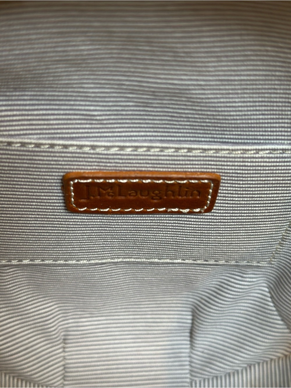 J. McLaughlin round wicker Romina Crossbody Bag in Tan coastal grandma style - Picture 6 of 7